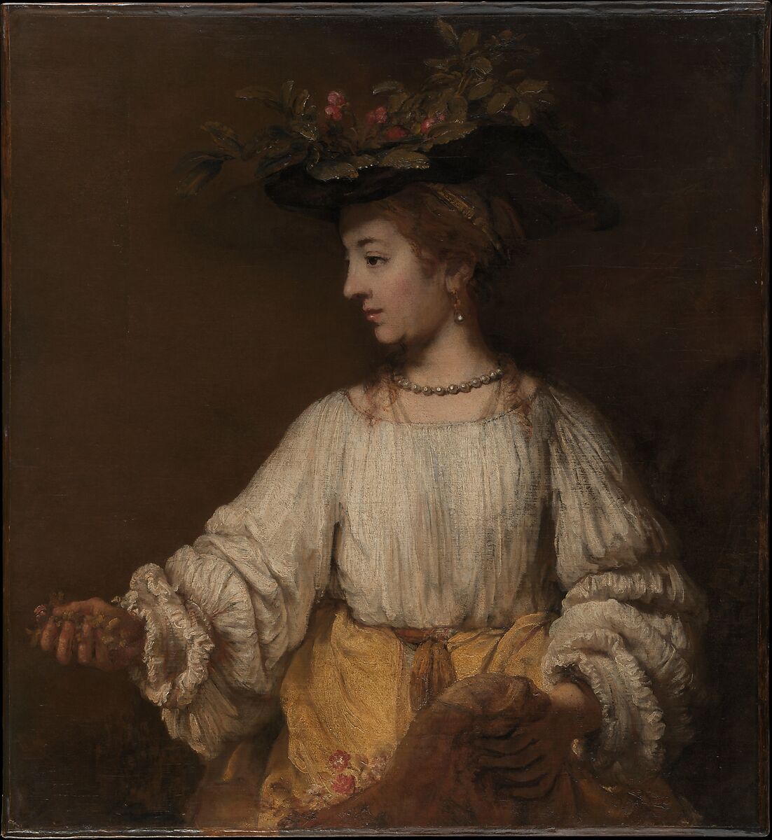 Flora, Rembrandt (Rembrandt van Rijn), Oil on canvas