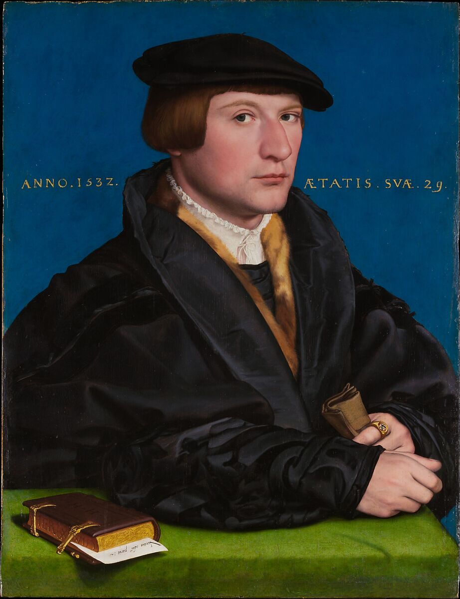 Hermann von Wedigh III (died 1560), Hans Holbein the Younger, Oil and gold on oak
