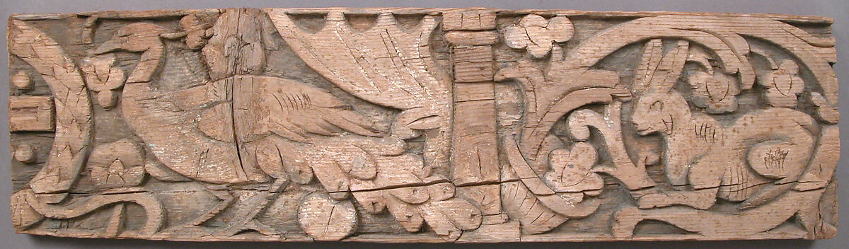 Relief Frieze, Pinewood with traces of polychromy, Coptic