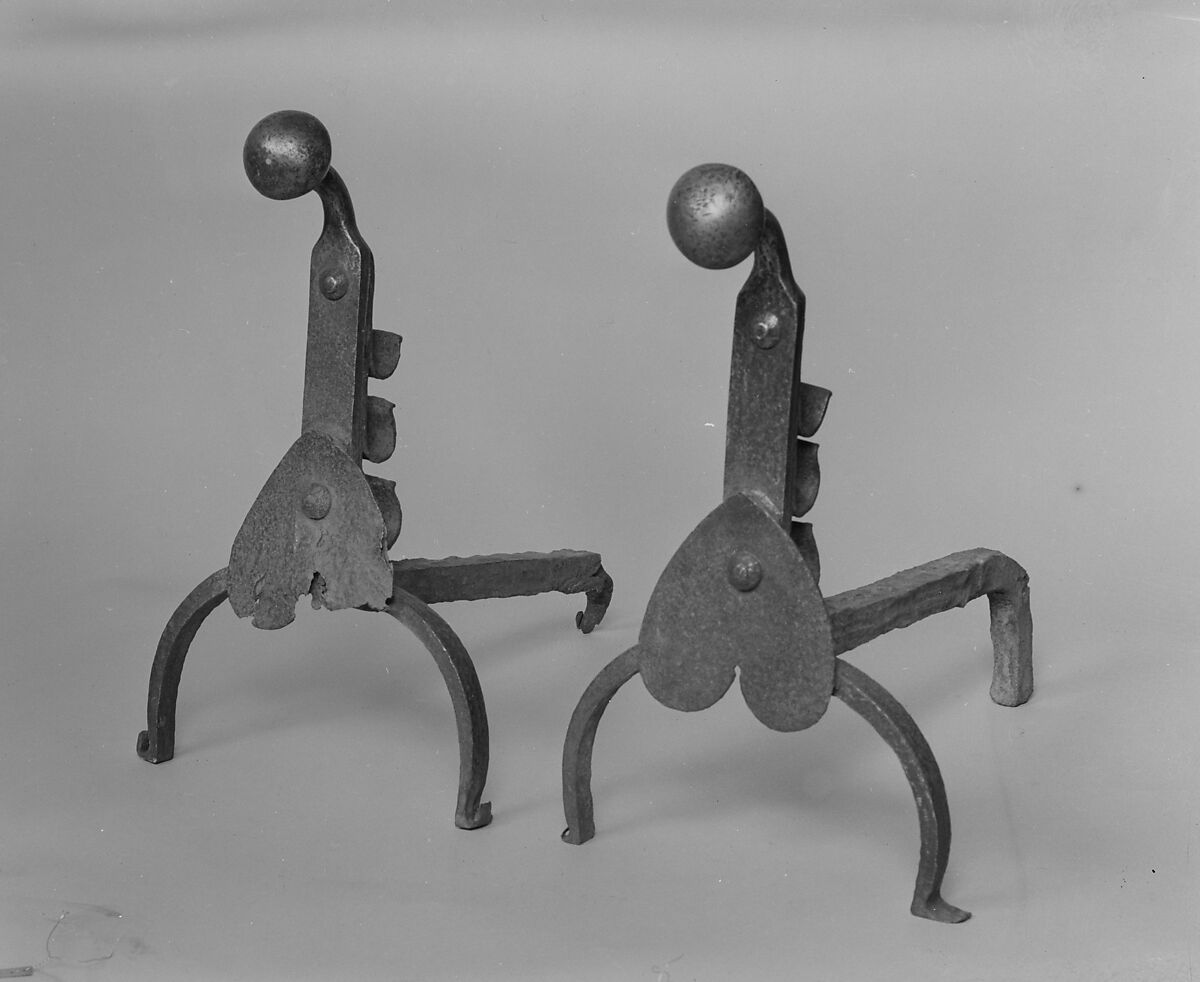 Andiron, Iron, American or British 