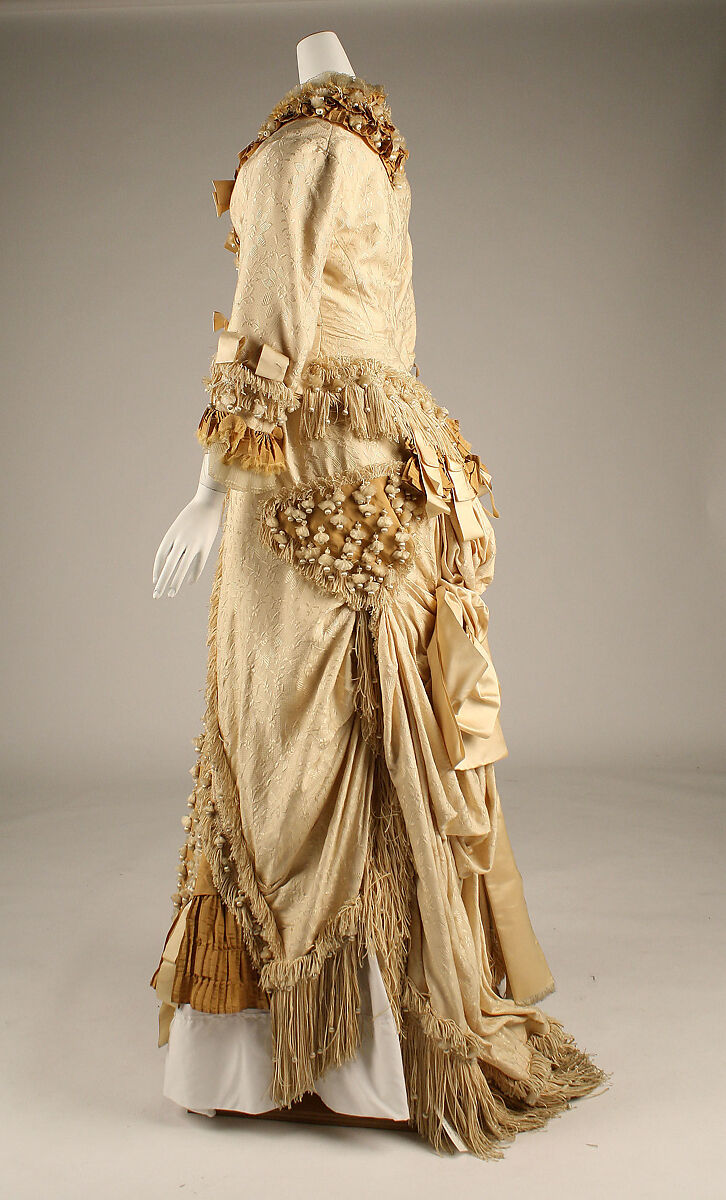 Dress, silk, French