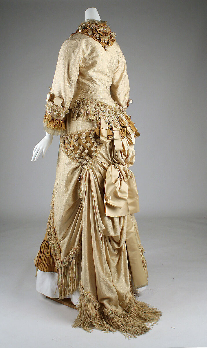 Dress, silk, French