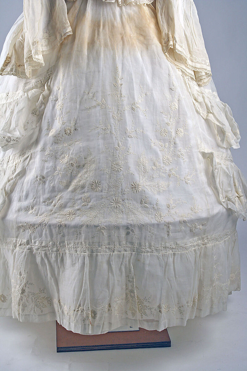 Dress, cotton, American