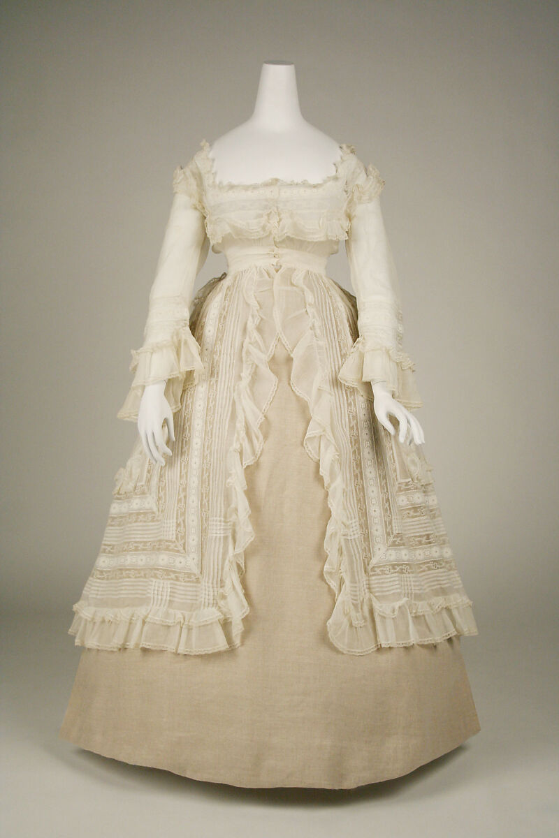 Dress, cotton, French 