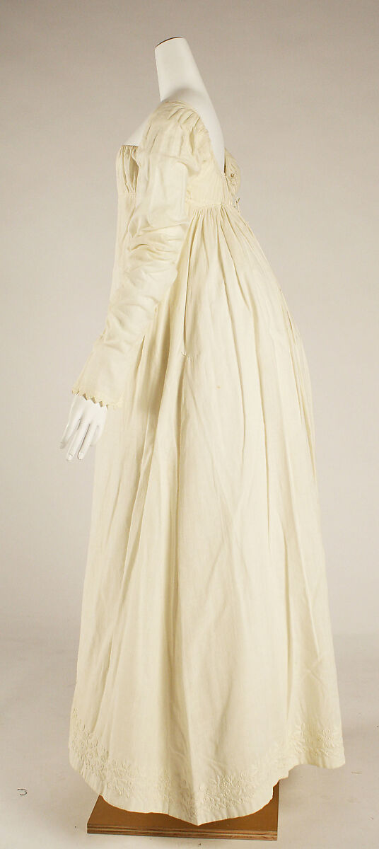Dress, cotton, American
