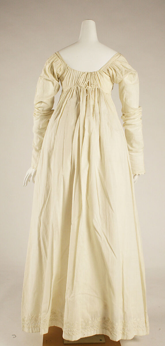 Dress, cotton, American