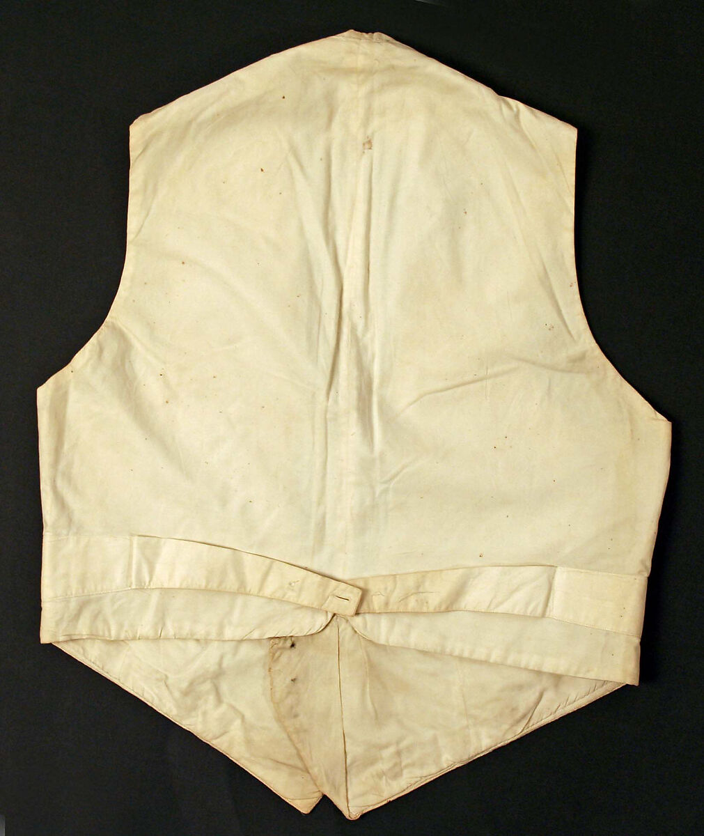 Vest, cotton, American