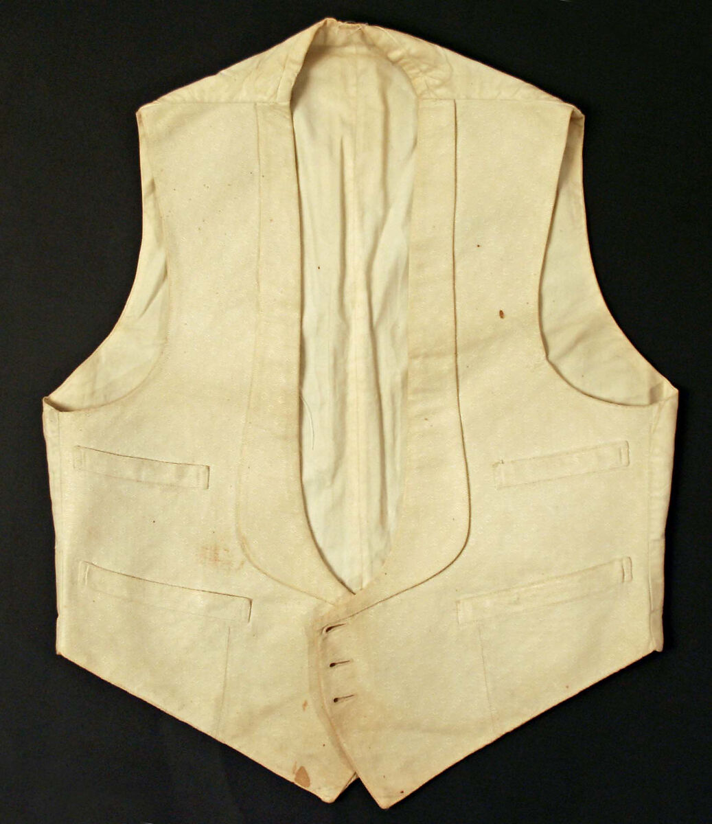 Vest, cotton, American 