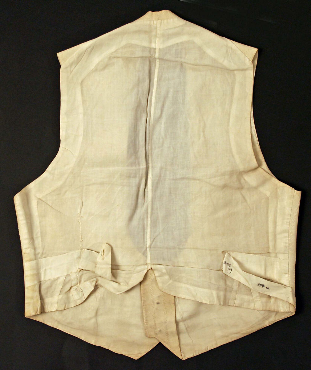 Vest, cotton, American