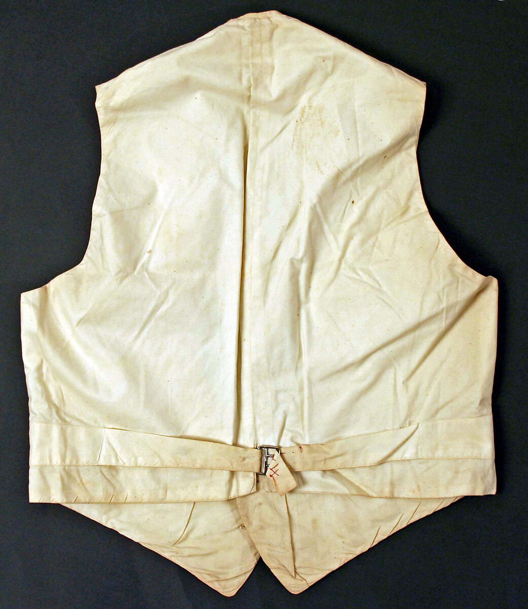 Vest, cotton, American