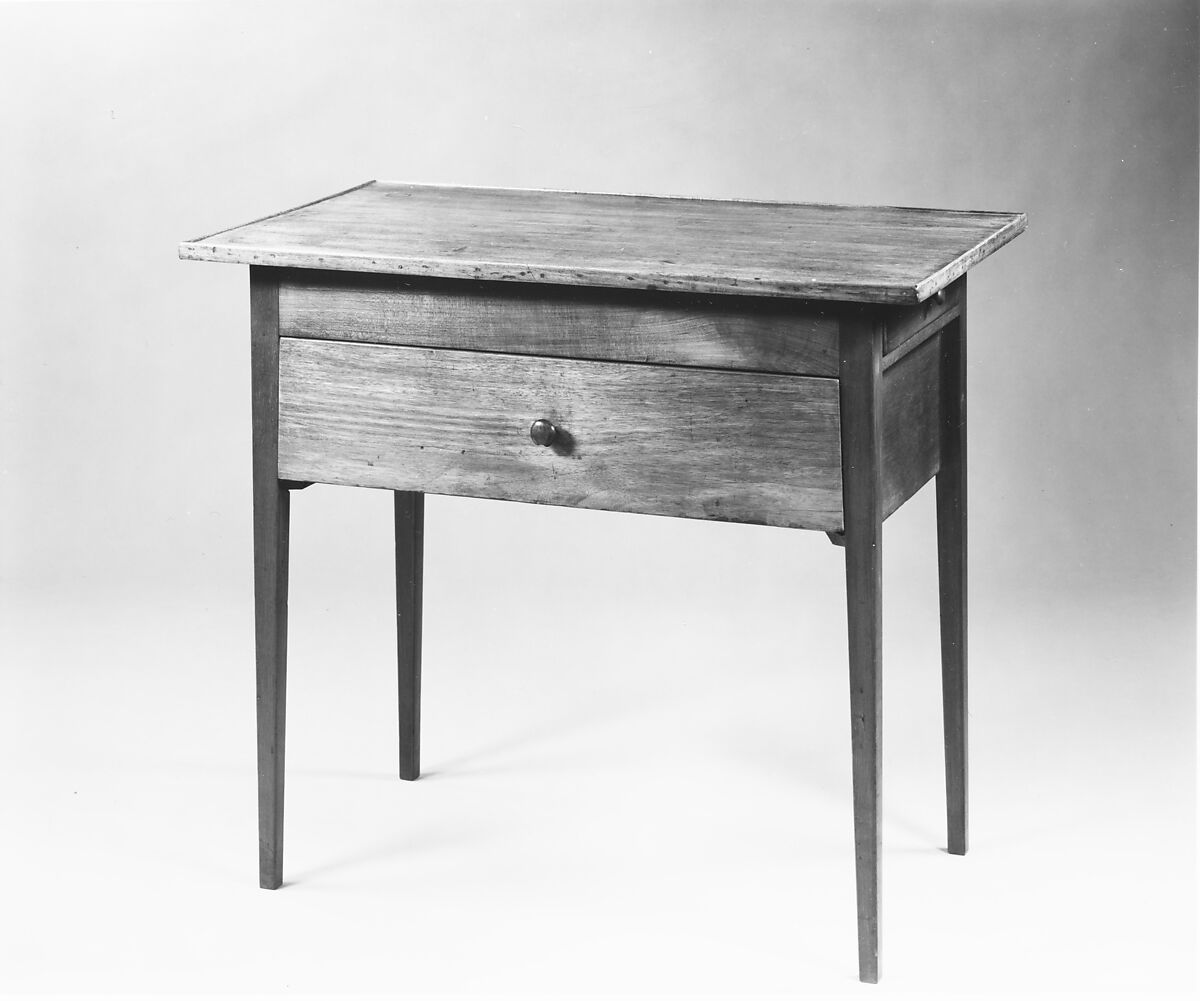 Work Table, United Society of Believers in Christ’s Second Appearing (“Shakers”) (American, active ca. 1750–present), Walnut, cherry, butternut, pine, basswood, American, Shaker