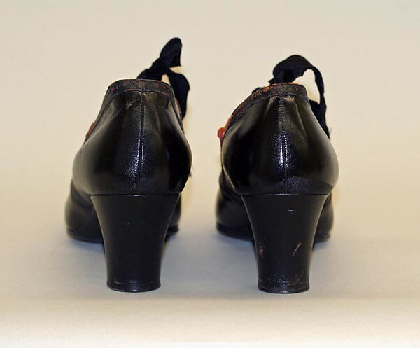 Shoes, Saks Fifth Avenue (American, founded 1924), leather, silk, American