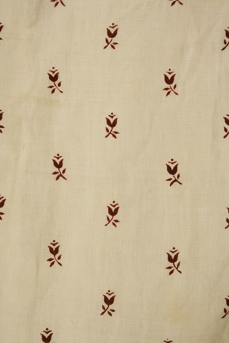 Robe à la Polonaise, linen, American