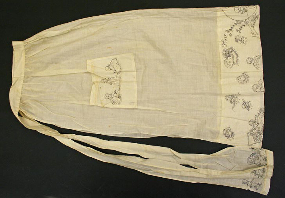 Apron, cotton, American 