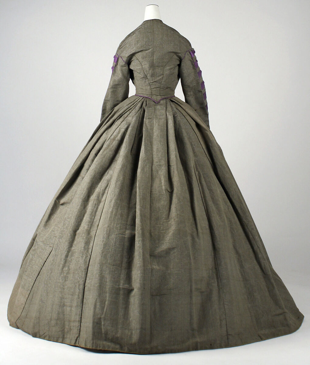 Afternoon dress, silk, American