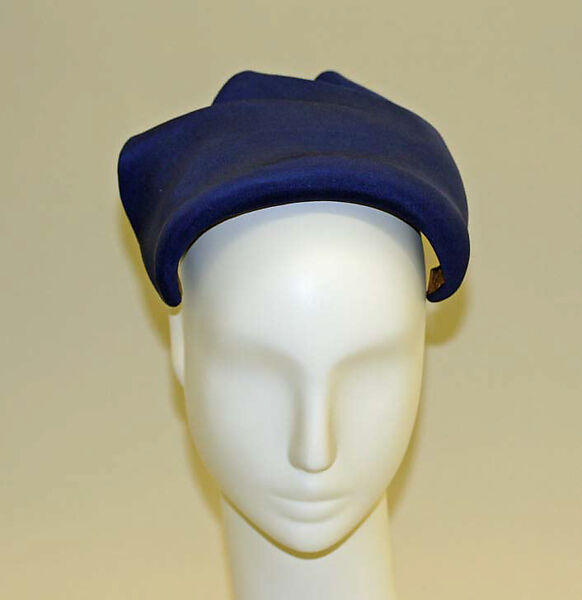 Hat, Janette Colombier (French), silk, French 