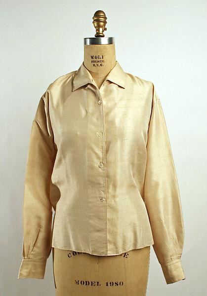 Ski ensemble, synthetic fiber, probably American