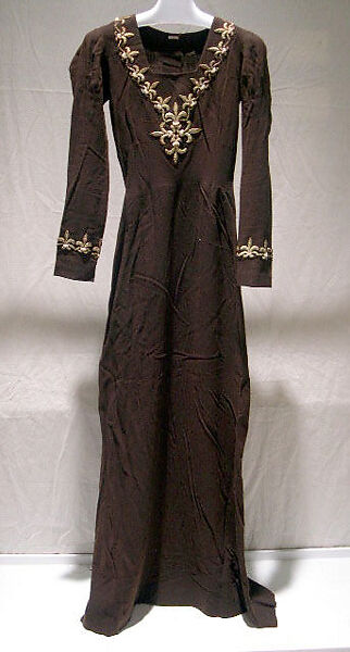 Dinner dress, Fira Benenson (American, born Baku, Russia 1898–1977 New York), Wool, American 