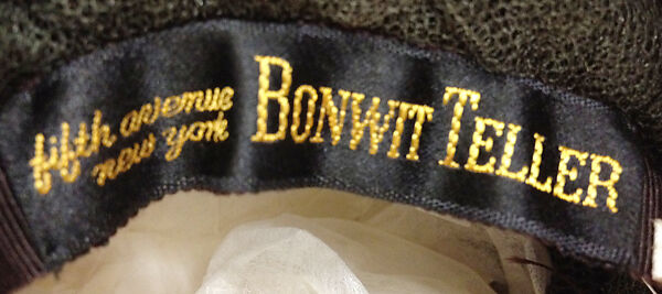 Hat, Fira Benenson (American, born Baku, Russia 1898–1977 New York), [no medium available], American