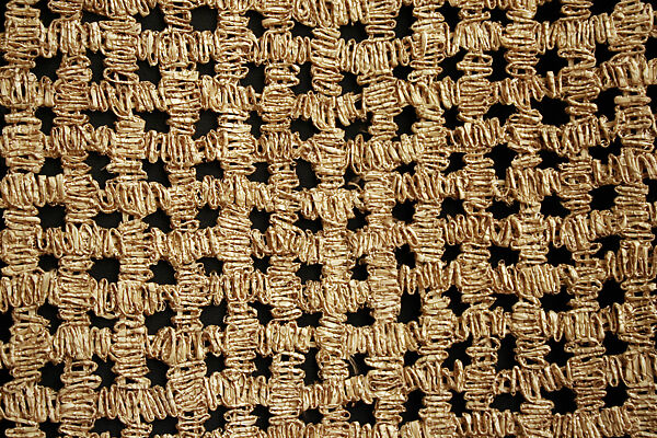 Coat, Attributed to House of Dior (French, founded 1946), silk, straw, French