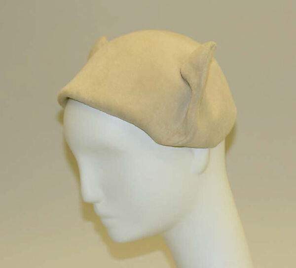 Hat, House of Dior (French, founded 1946), cotton, French 