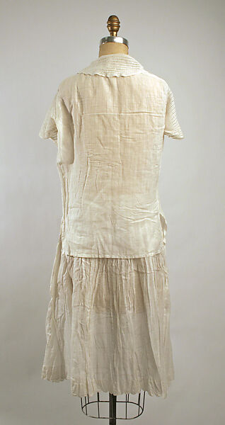Ensemble, cotton, probably American
