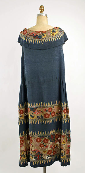 Dress, silk, probably American