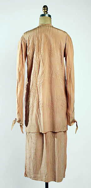 Dress, Atrributed to House of Vionnet (French, active 1912–14; 1918–39), silk, French