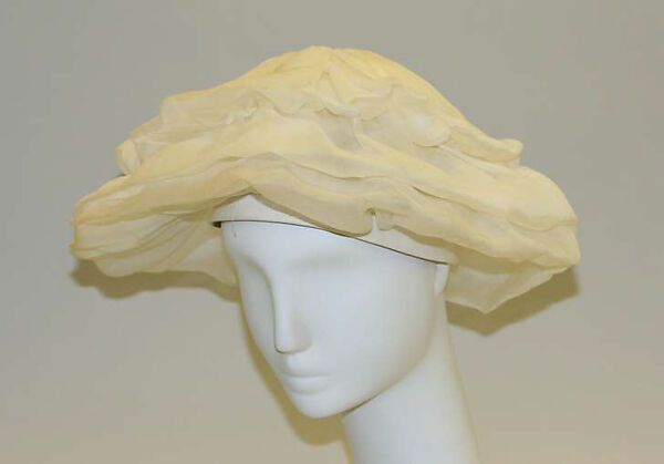 Hat, House of Dior (French, founded 1946), silk, French 