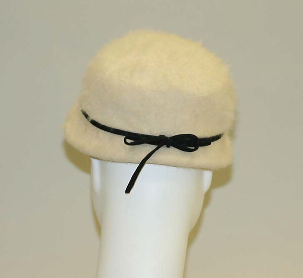 Hat, Christian Dior, New York (American, founded 1948), wool, silk, French