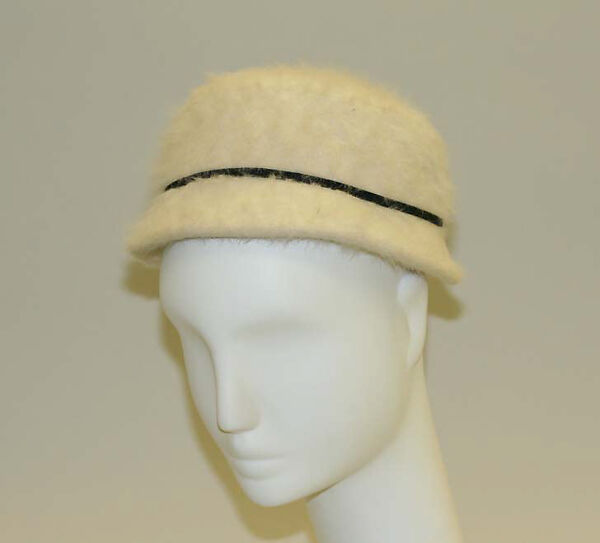 Hat, Christian Dior, New York (American, founded 1948), wool, silk, French 