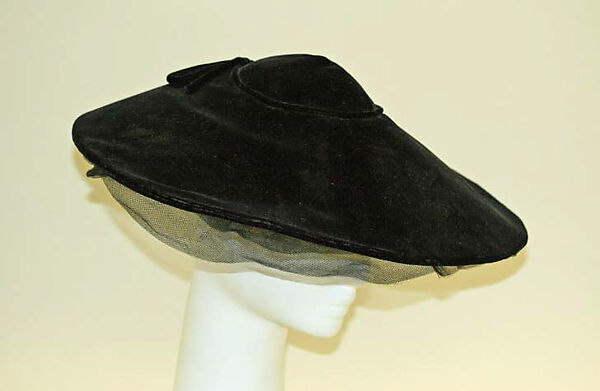 Hat, House of Dior (French, founded 1946), silk, cotton, nylon, French 
