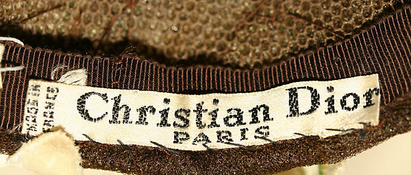 "Marjolaine", House of Dior (French, founded 1946), silk, cotton, metal, French