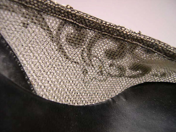 Evening shoes, House of Dior (French, founded 1946), silk, nylon, leather, metallic thread, plastic, glass, French