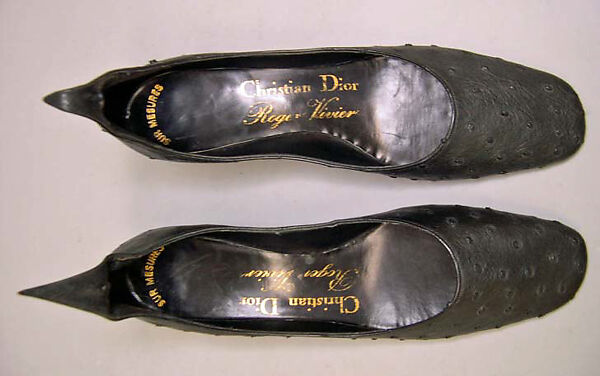 Pumps, House of Dior (French, founded 1946), leather, French