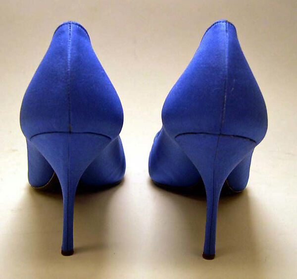 Evening shoes, House of Dior (French, founded 1946), silk, French