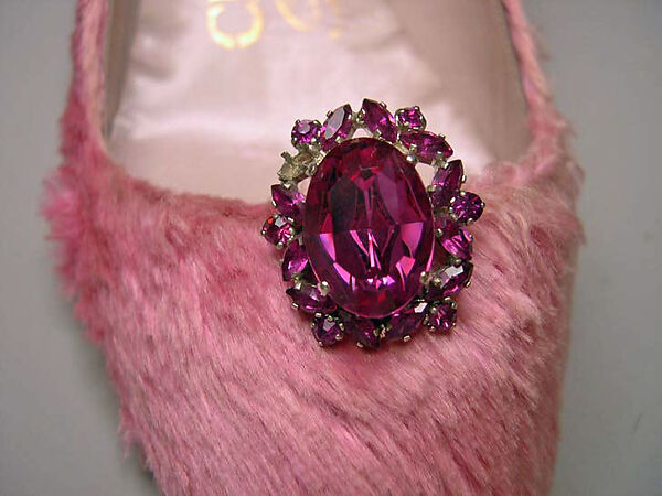 Shoes, House of Dior (French, founded 1946), silk, French