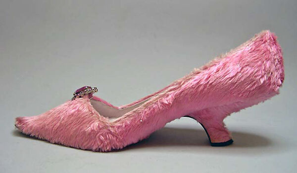 Shoes, House of Dior (French, founded 1946), silk, French