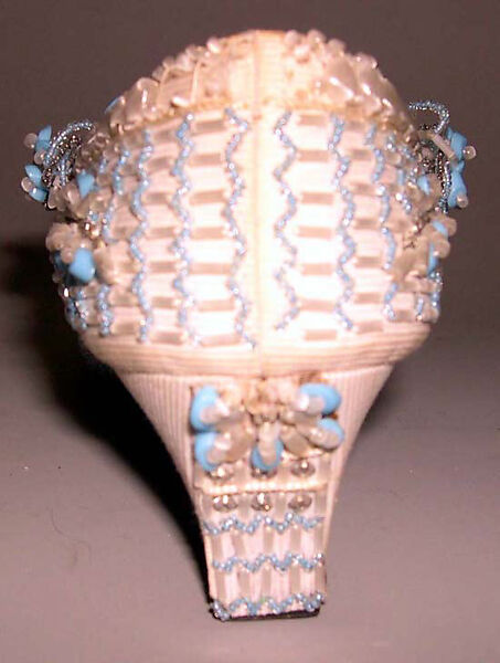 Evening shoes, House of Dior (French, founded 1946), cotton, plastic, glass, French