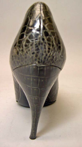 Shoes, House of Dior (French, founded 1946), leather, silk, French