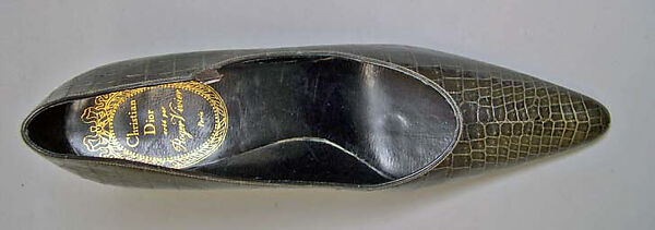 Shoes, House of Dior (French, founded 1946), leather, silk, French