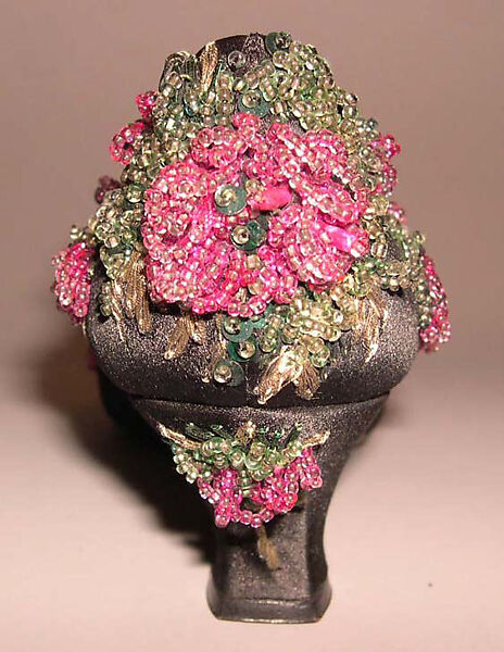 Evening shoes, House of Dior (French, founded 1946), silk, metallic thread, glass, French