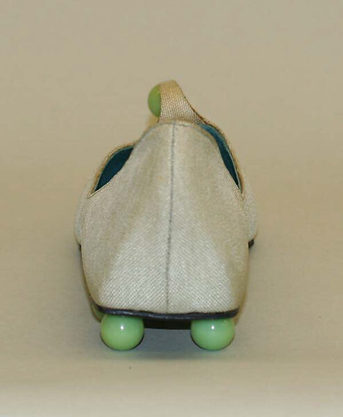 Shoes, Christian Dior (French, Granville 1905–1957 Montecatini), straw, plastic, French