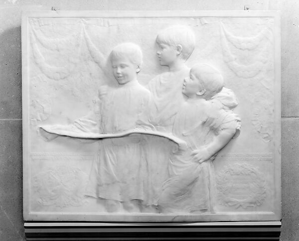 Singing Boys, Herbert Adams (American, West Concord, Vermont 1858–1945 New York), Marble, American