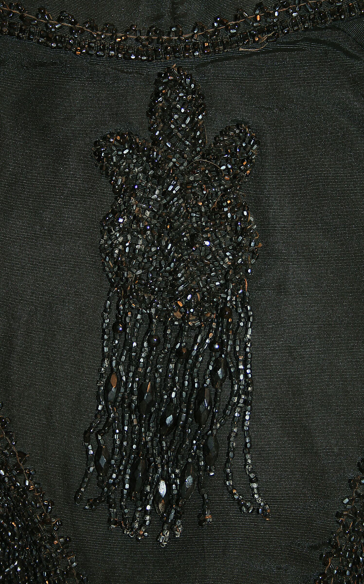 Cape, silk, jet, American