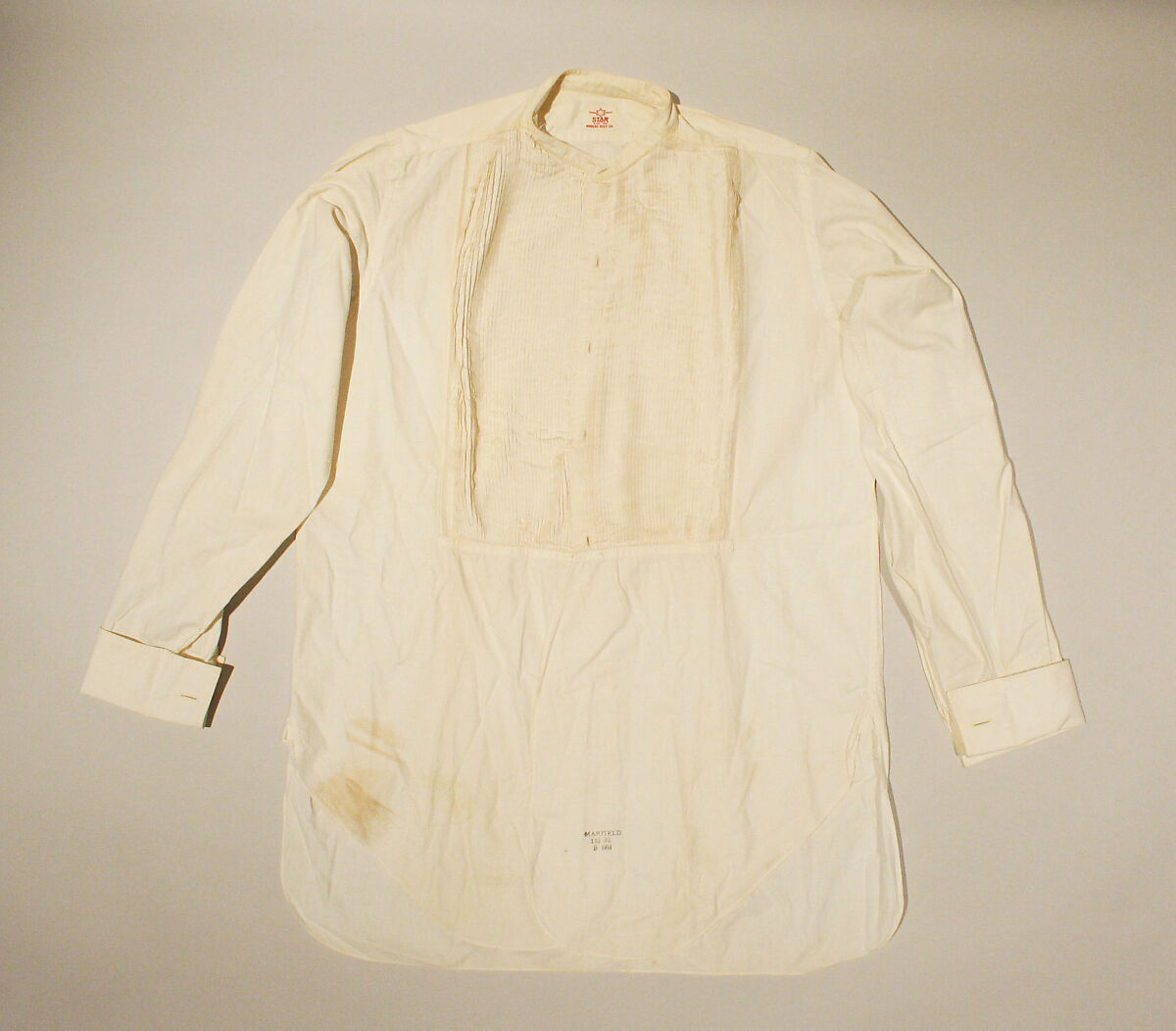 Dress shirt, linen, silk, American 