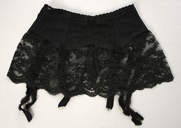 Garter belt, House of Dior (French, founded 1946), nylon, French 