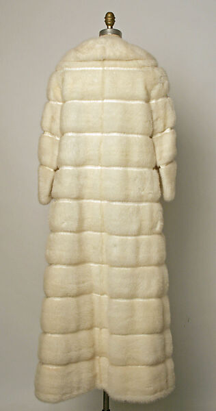 Coat, House of Dior (French, founded 1946), fur (mink), leather, silk, French