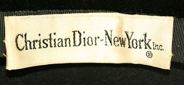 Hat, House of Dior (French, founded 1946), cotton, French