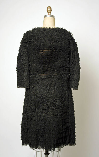 Evening dress, House of Dior (French, founded 1946), cotton, silk, French